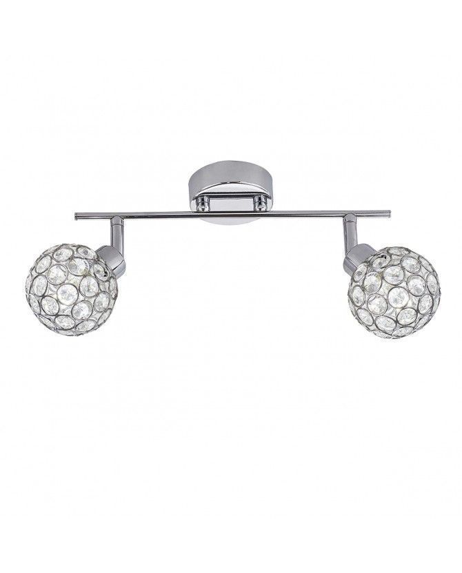 Regleta dos focos orientables Átomo - Lámparas Ibelan Regleta dos focos orientables Átomo - Imagen 2