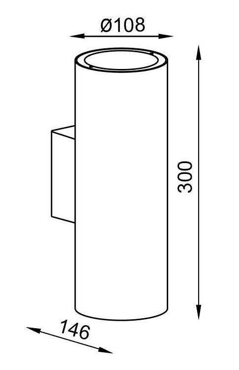 Aplique de pared E27 Volcano - Lámparas Ibelan Aplique de pared E27 Volcano - Imagen 3