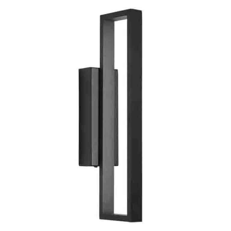Aplique de pared LED Durban negro