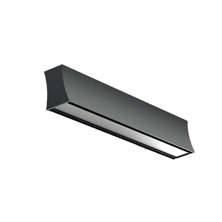 Aplique de pared LED Hanok negro 14w