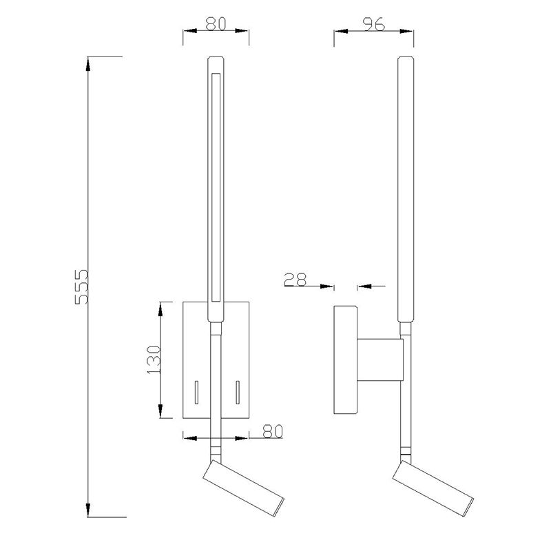 Aplique De Pared LED Torch 3W - Lámparas Ibelan Aplique De Pared LED Torch 3W - Imagen 5