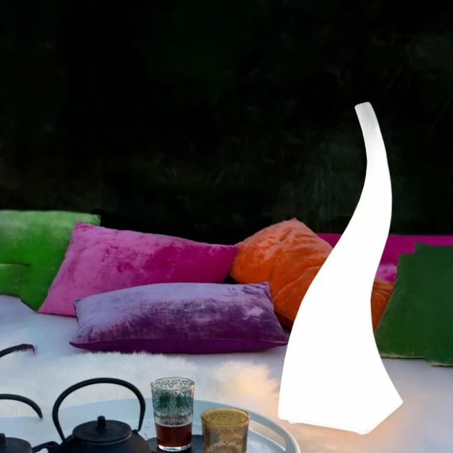 Lámpara de sobremesa LED Flame Blanco - Lámparas Ibelan Lámpara de sobremesa LED Flame Blanco - Imagen 4