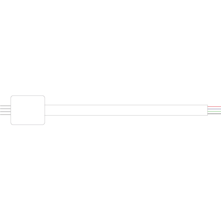 Cable conexión DC Macho + conector 4 Pin 10mm