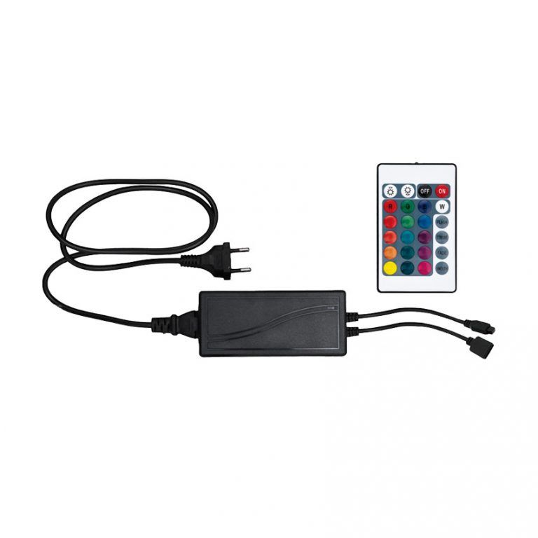 Transformador para Tira LED 72w + mando