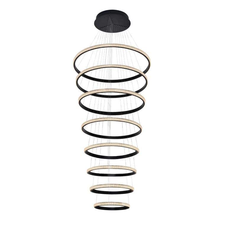 Lámpara de techo colgante LED Ring Schuller Ø80cm