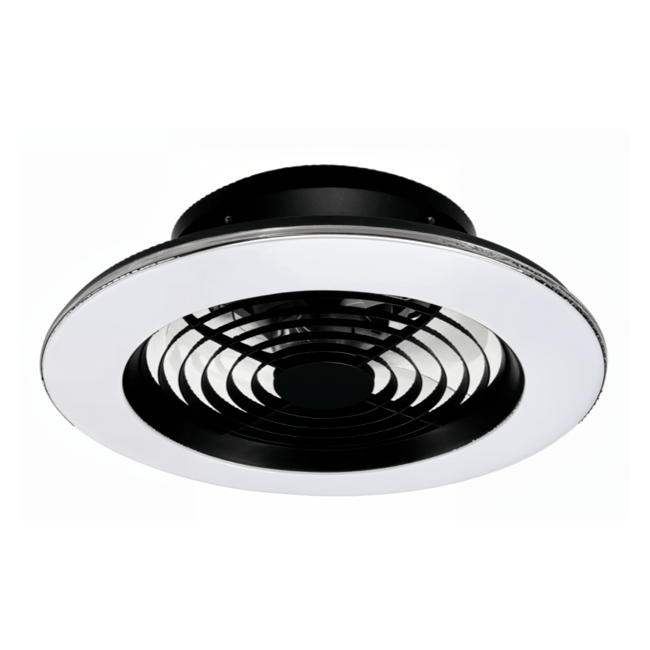 Ventiladores de Techo de Metal - Lámparas Ibelan Ventilador De Techo Aspas Ocultas Alisio XL DC