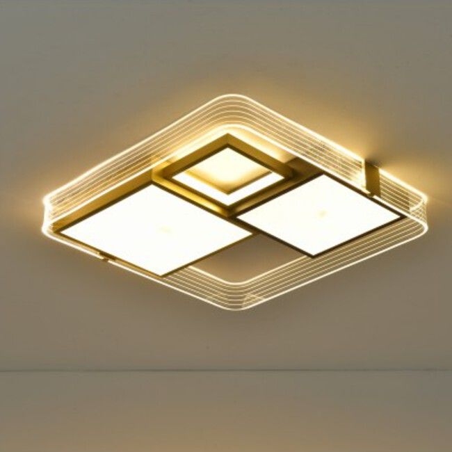 Plafón de techo LED negro-oro - Lámparas Ibelan Plafón de techo LED negro-oro - Imagen 5
