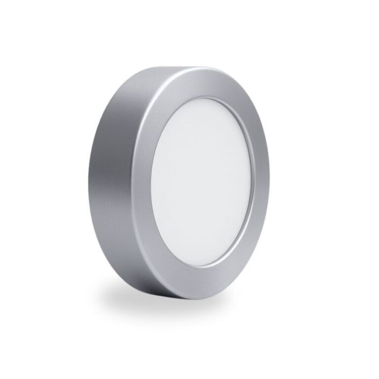 Downlight LED 12w cromo redondo superficie