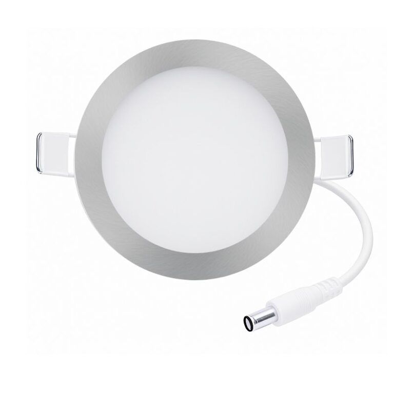 Downlight LED 18w cromo redondo empotrado