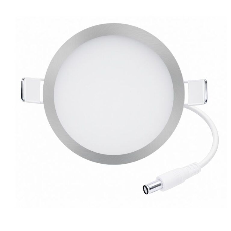 Downlight LED 24w cromo redondo empotrado