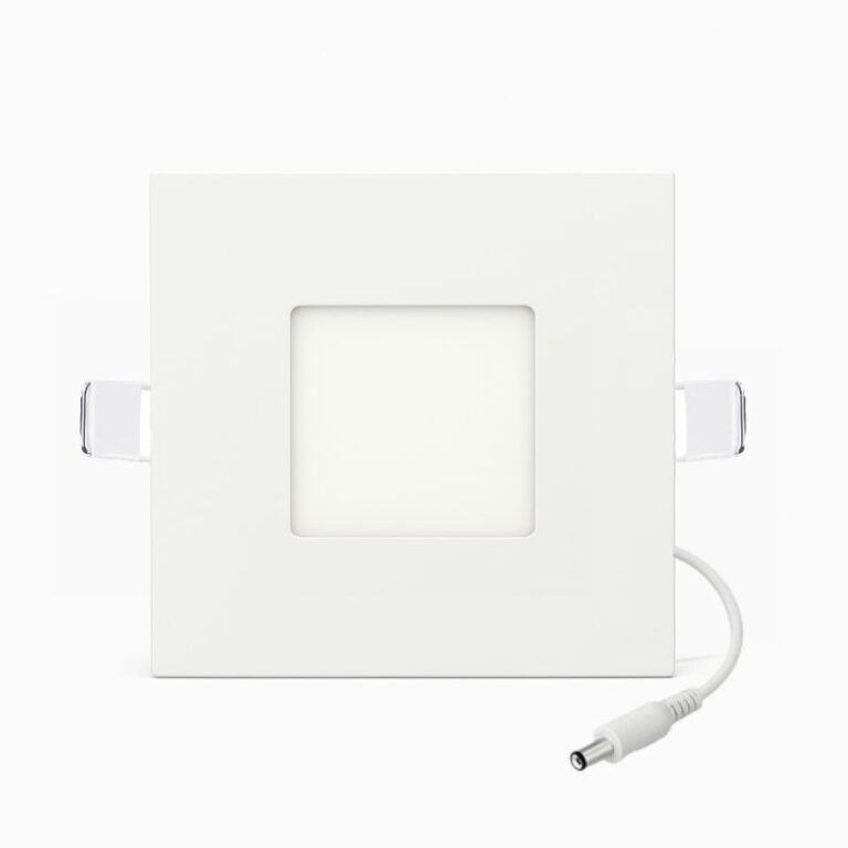 Downlight LED 5w blanco cuadrado empotrado