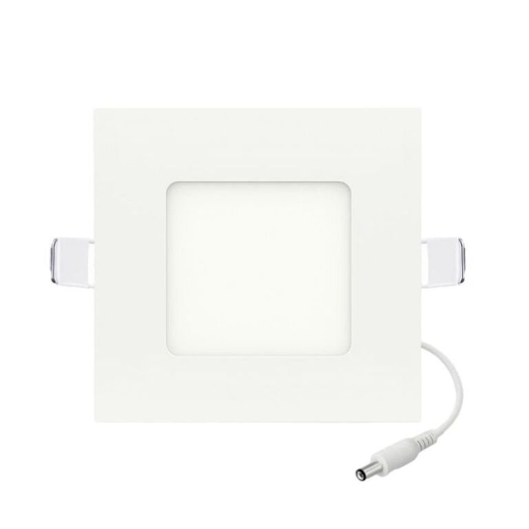 Downlight LED 6w blanco cuadrado empotrado