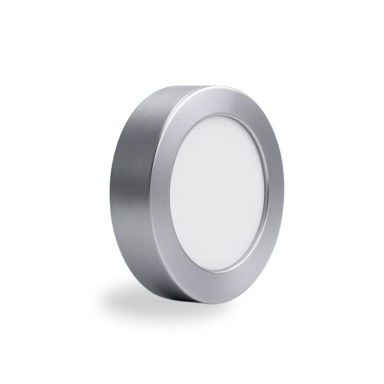 Downlight LED 6W Cromo Redondo Superficie