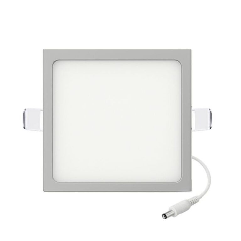 Downlight LED 24W Cromo Cuadrado Empotrado