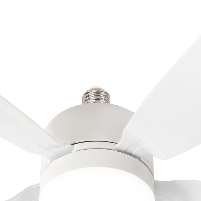 Ventilador De Techo De Aspas E27 Bombilla - Lámparas Ibelan Ventilador De Techo De Aspas E27 Bombilla - Imagen 2