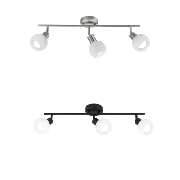 Regleta 3 focos orientables Opal
