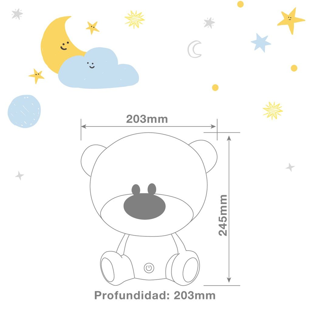 Quitamiedos LED GSC Osito - Lámparas Ibelan Quitamiedos LED GSC Osito - Imagen 5