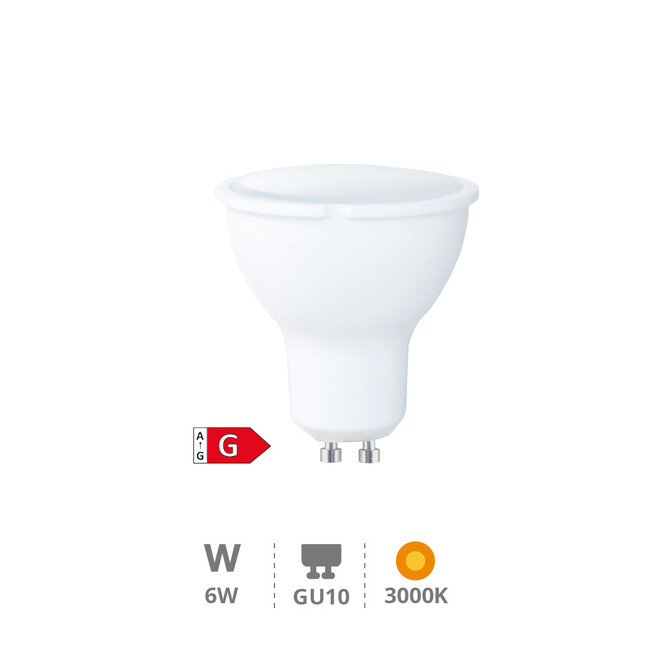 Bombilla LED GU10 Dicroica 6W Regulable