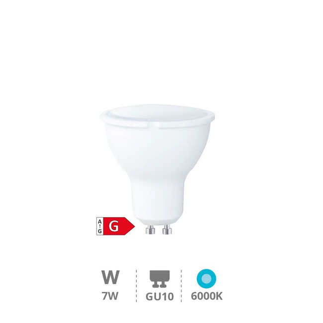 Bombilla LED GU10 Dicroica 7w Regulable