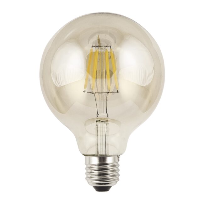 Bombilla LED E27 6W Globo 10 Ámbar LED 570Lm 3000K