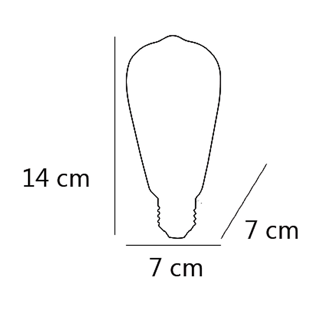 BOMBILLA LED 6W PERA AMBAR LED 6W 570LM 3000K - E-27 - Lámparas Ibelan BOMBILLA LED 6W PERA AMBAR LED 6W 570LM 3000K - E-27 - Imagen 3