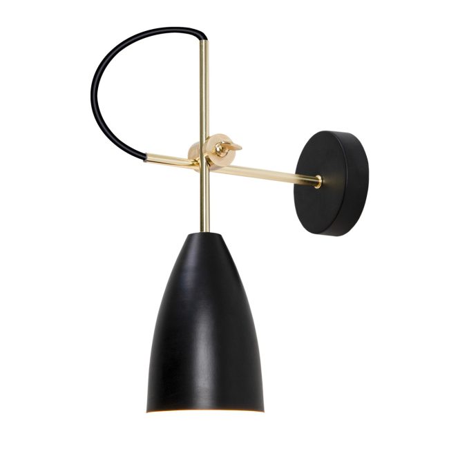 Aplique Manus Negro-Brass 1 X 60W E-27