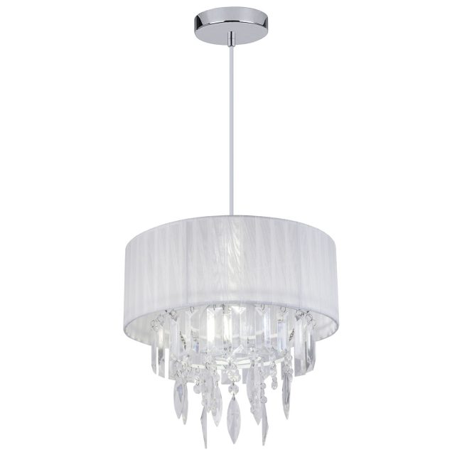 Colgante Capel Cromo 1 X 60W E-27