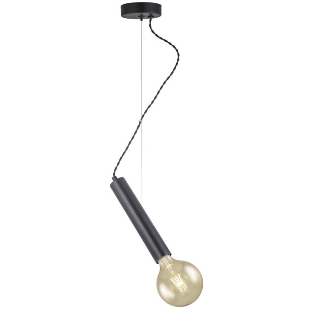 Colgante Corvo Negro 1 X 60W E-27