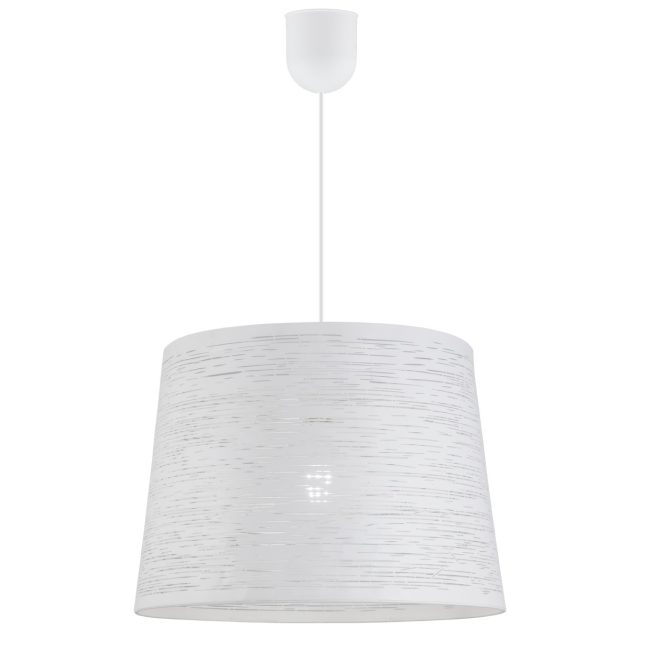 Colgante Taylor Blanco 1 X E-27