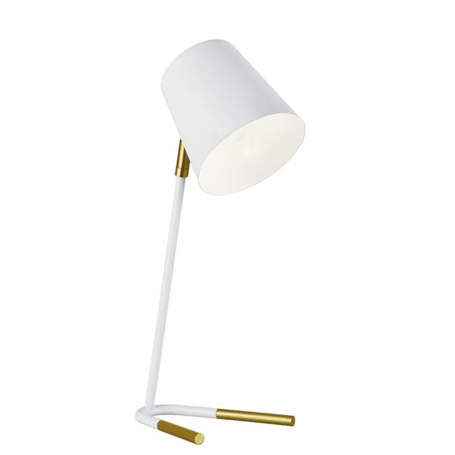 Flexo Dimas Blanco-Oro 1 X 60W E-27