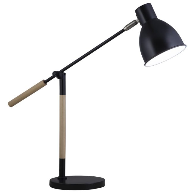 Flexo Ristori Negro-Madera 1 X 60W E-27