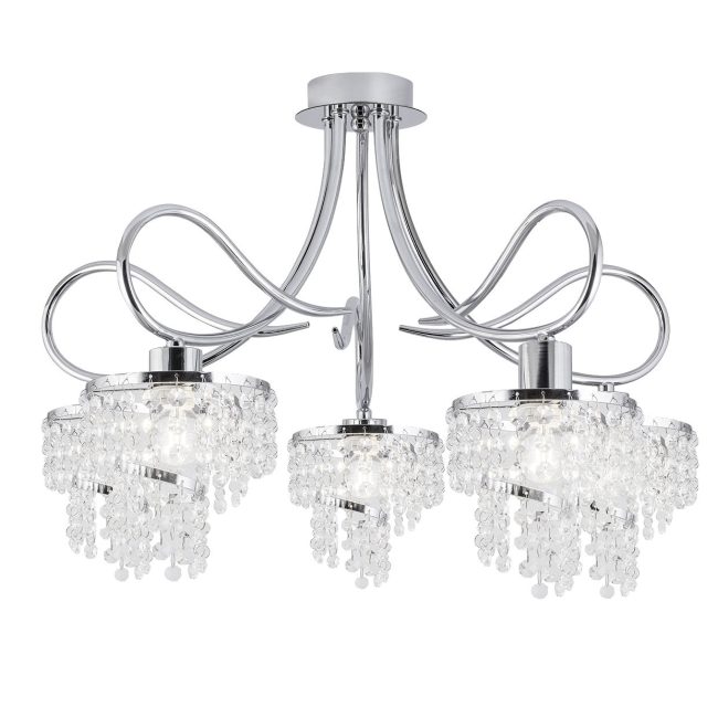 Lámpara 5L Dora Cromo 5 X 40W E-14