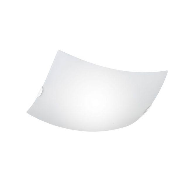 Plafón Nomad Cuadrado Blanco 2 X 60W E-27 30cm