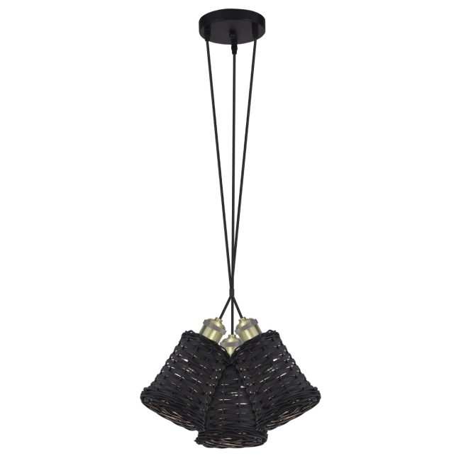 Redondo 3L Alexia Negro 3 X 60W E-27