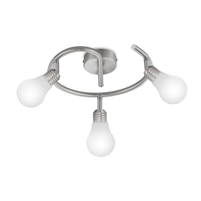 Redondo 3L Sique Níquel Satinado 3 X 40W G-9