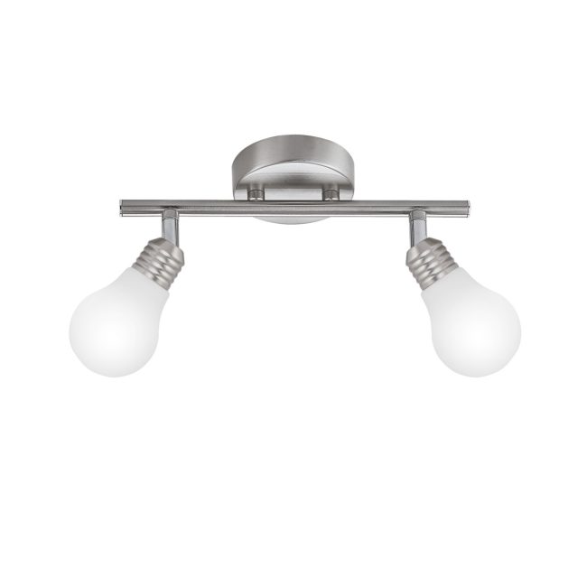 Regleta 2L Sique Níquel Satinado 2 X 40W G-9