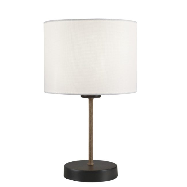 Sobremesa Berta Negro/Madera 1 X 60W E-27